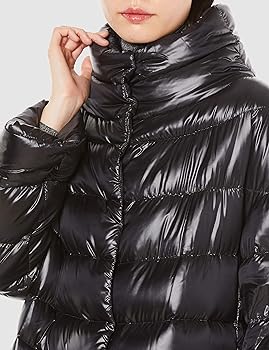 Amazon | [ヘルノ] ダウンコート PI0976D レディース BLACK 44